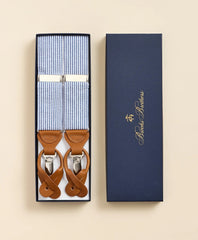 Seersucker Suspenders / Brooks Brothers Men