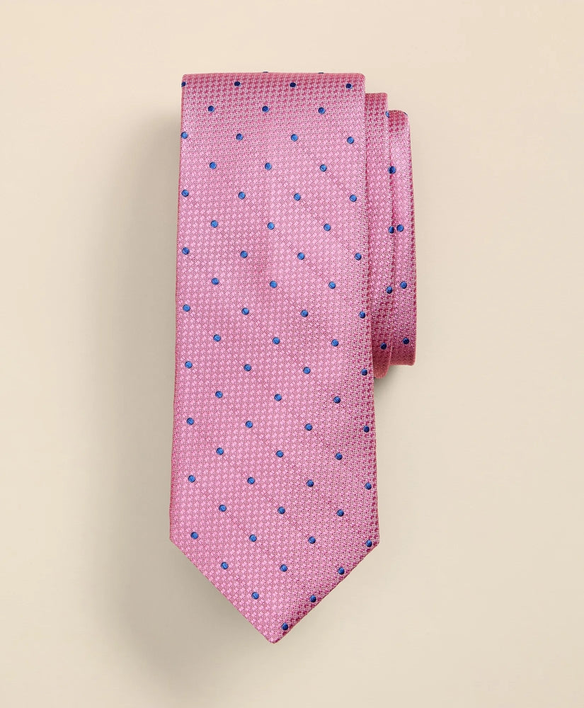 Silk Basketweave Dot Tie / Brooks Brothers Men