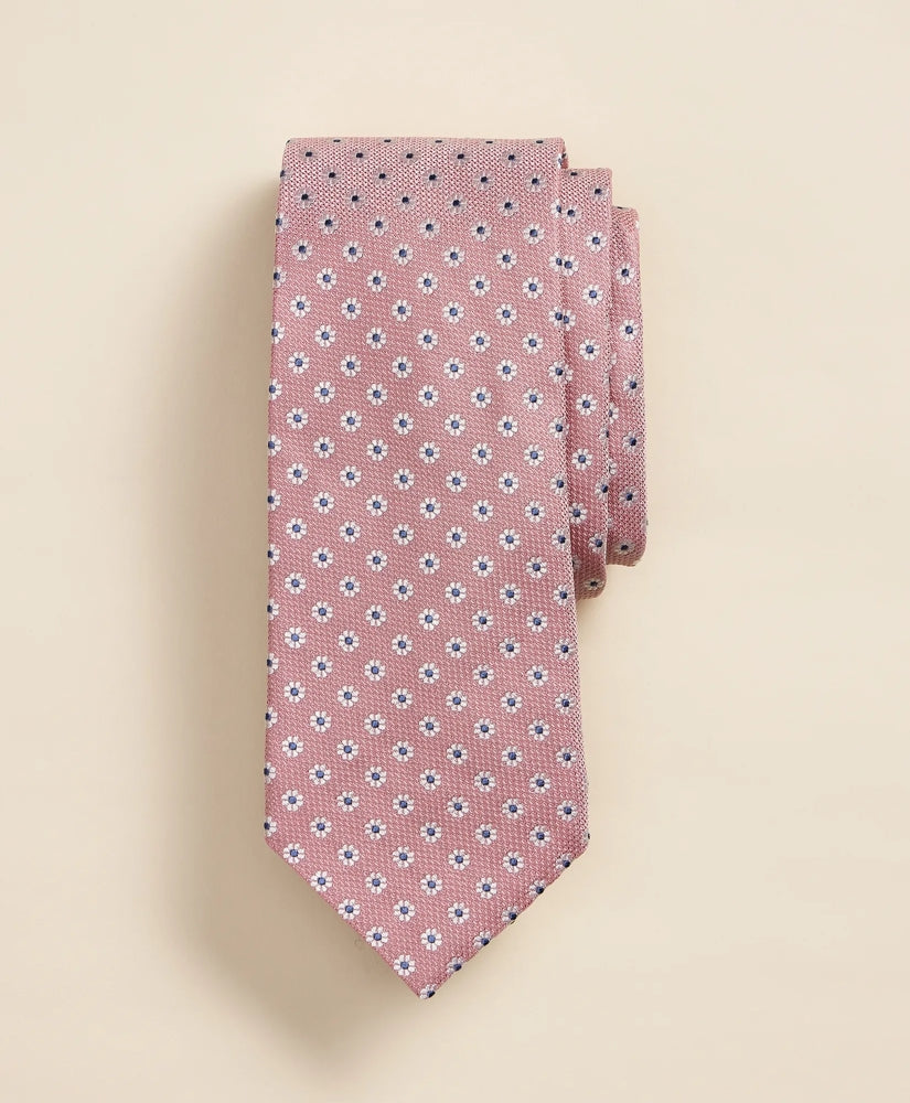 Silk Flower Foulard Tie / Brooks Brothers Men