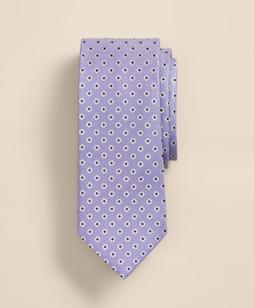 Silk Flower Foulard Tie / Brooks Brothers Men