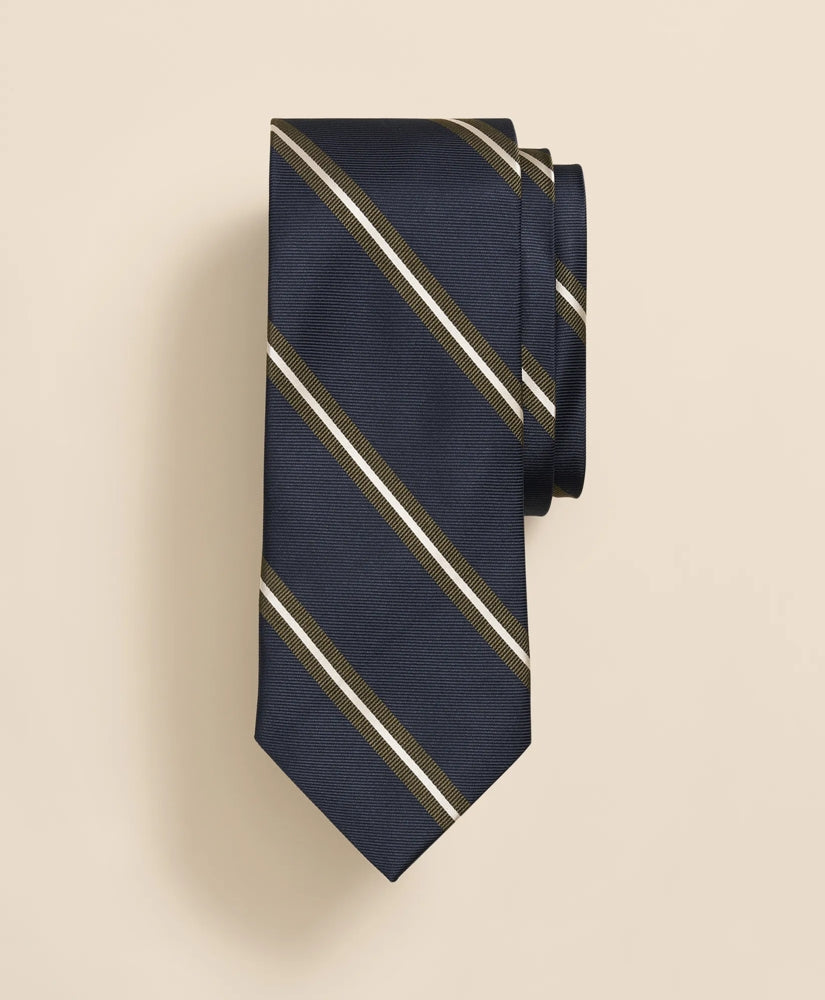 Silk Frame Striped Tie / Brooks Brothers Men