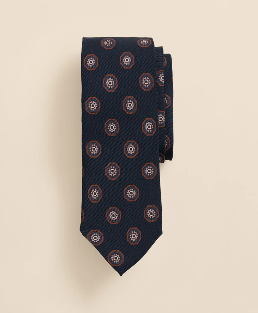 Silk Geometric Tie / Brooks Brothers Men