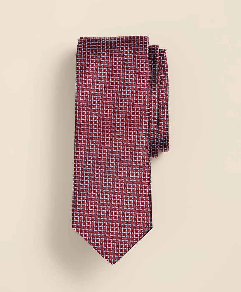 Silk Grid-Dot Tie / Brooks Brothers Men