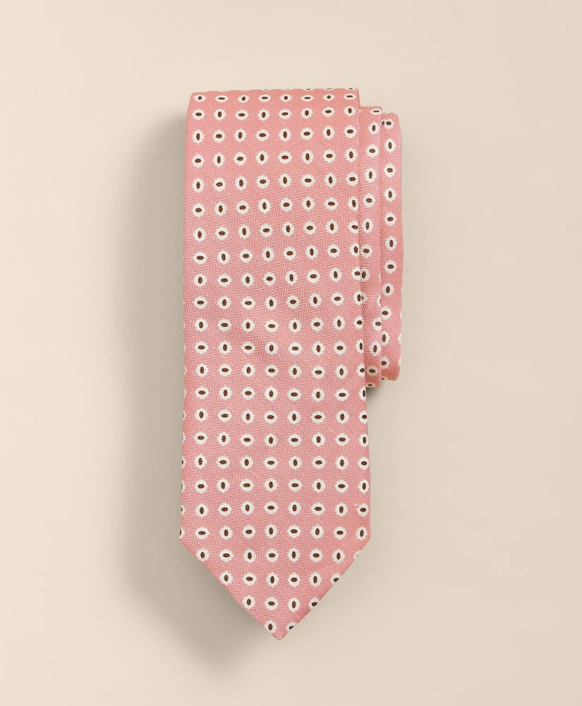 Silk Linen Flower Tie / Brooks Brothers Men