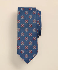 Silk-Linen Foulard Tie / Brooks Brothers Men