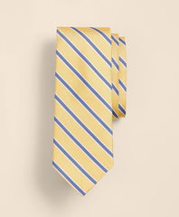 Silk Oxford-Weave Outline Stripe Tie / Brooks Brothers Men