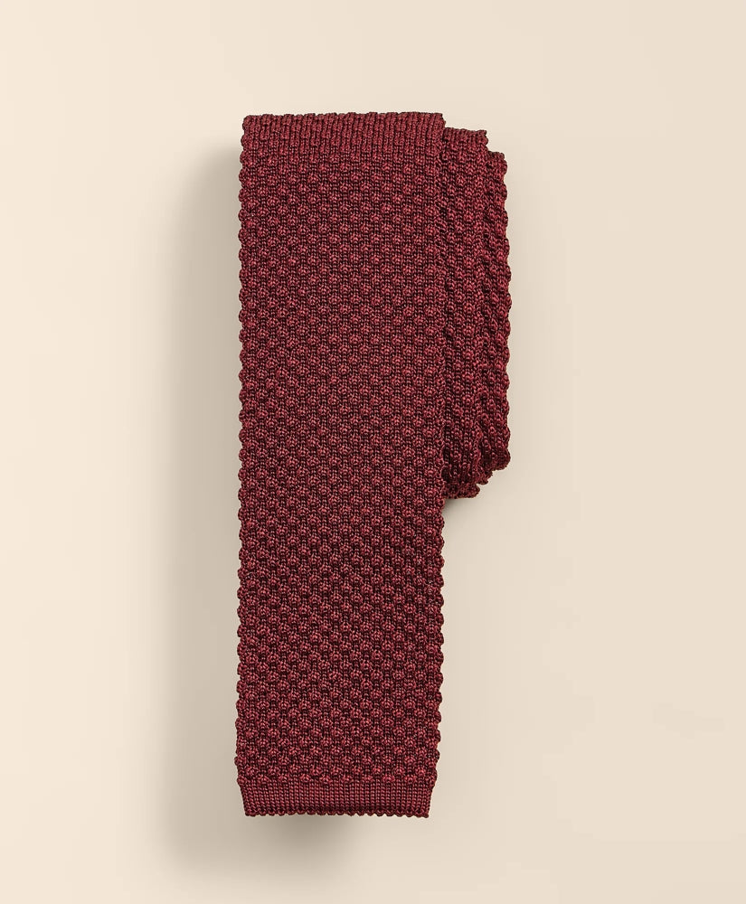 Silk Textured Knit Tie / Brooks Brothers Men
