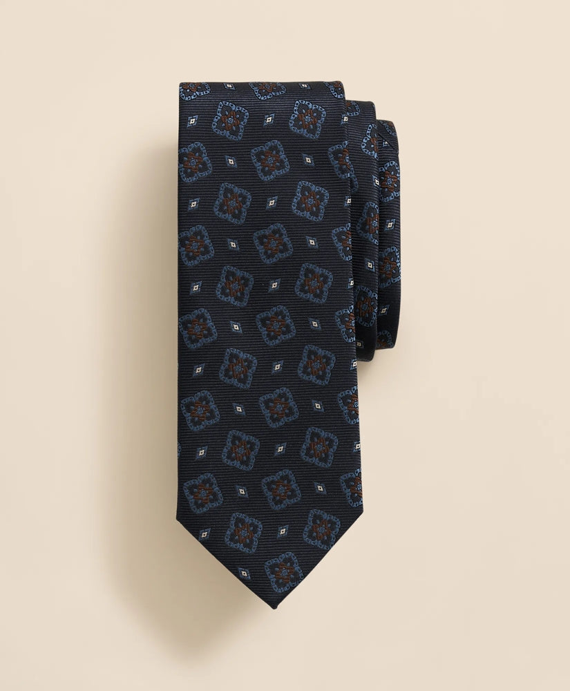 Silk Tossed Medallion Tie / Brooks Brothers Men