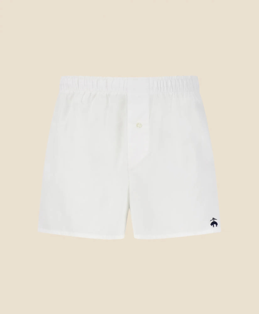 Slim Fit Cotton Broadcloth Boxers / Brooks Brothers Men