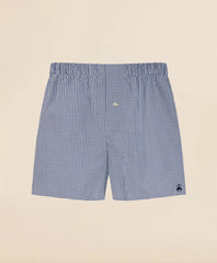 Slim Fit Cotton Broadcloth Check Boxers / Brooks Brothers Men