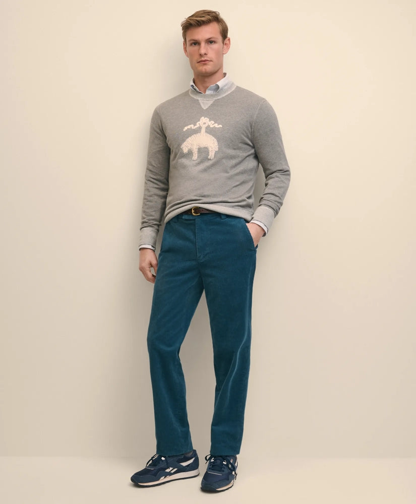 Slim Fit Cotton Wide-Wale Corduroy Pants / Brooks Brothers Sale