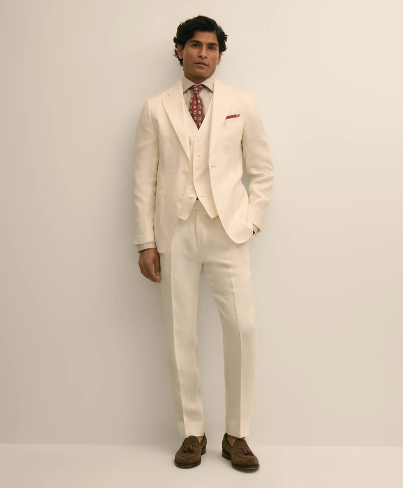Slim Fit Linen Suit Pants / Brooks Brothers Men