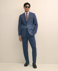 Slim Fit Wool Checked 1818 Suit / Brooks Brothers Sale