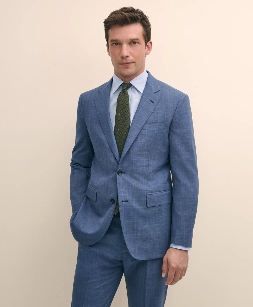 Slim Fit Wool Check 1818 Suit / Brooks Brothers Tailored