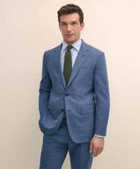 Slim Fit Wool Check 1818 Suit / Brooks Brothers Tailored
