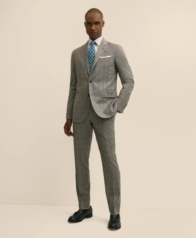 Slim Fit Wool Check 1818 Suit / Brooks Brothers Tailored
