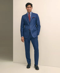 Slim Fit Wool Sharkskin 1818 Suit / Brooks Brothers Men