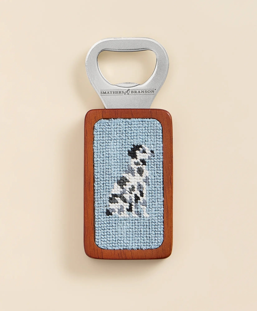 Smathers & Branson Needlepoint Dalmatian Bottle Opener / Brooks Brothers Men