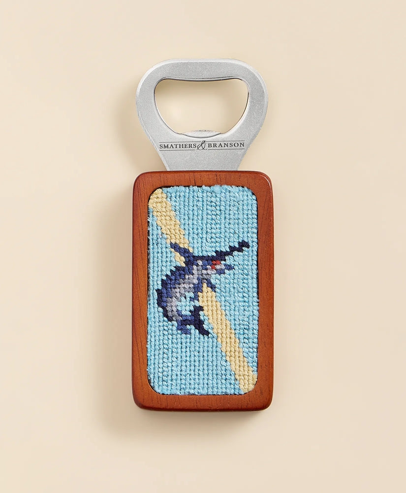 Smathers & Branson Needlepoint Marlin Bottle Opener / Brooks Brothers Men