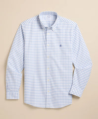 Stretch Cotton Non-Iron Oxford Polo Button Down Sport Shirt / Brooks Brothers Men