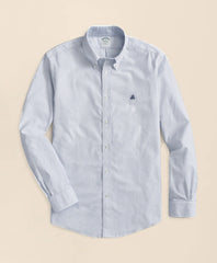 Stretch Non-Iron Oxford Button-Down Collar, Bengal Stripe Sport Shirt / Brooks Brothers Men