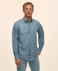 Stretch Non-Iron Oxford Button-Down Collar, Tartan Sport Shirt / Brooks Brothers Sale