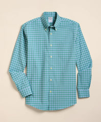 Stretch Non-Iron Poplin Polo Button-Down, Sport Shirt / Brooks Brothers Shirts