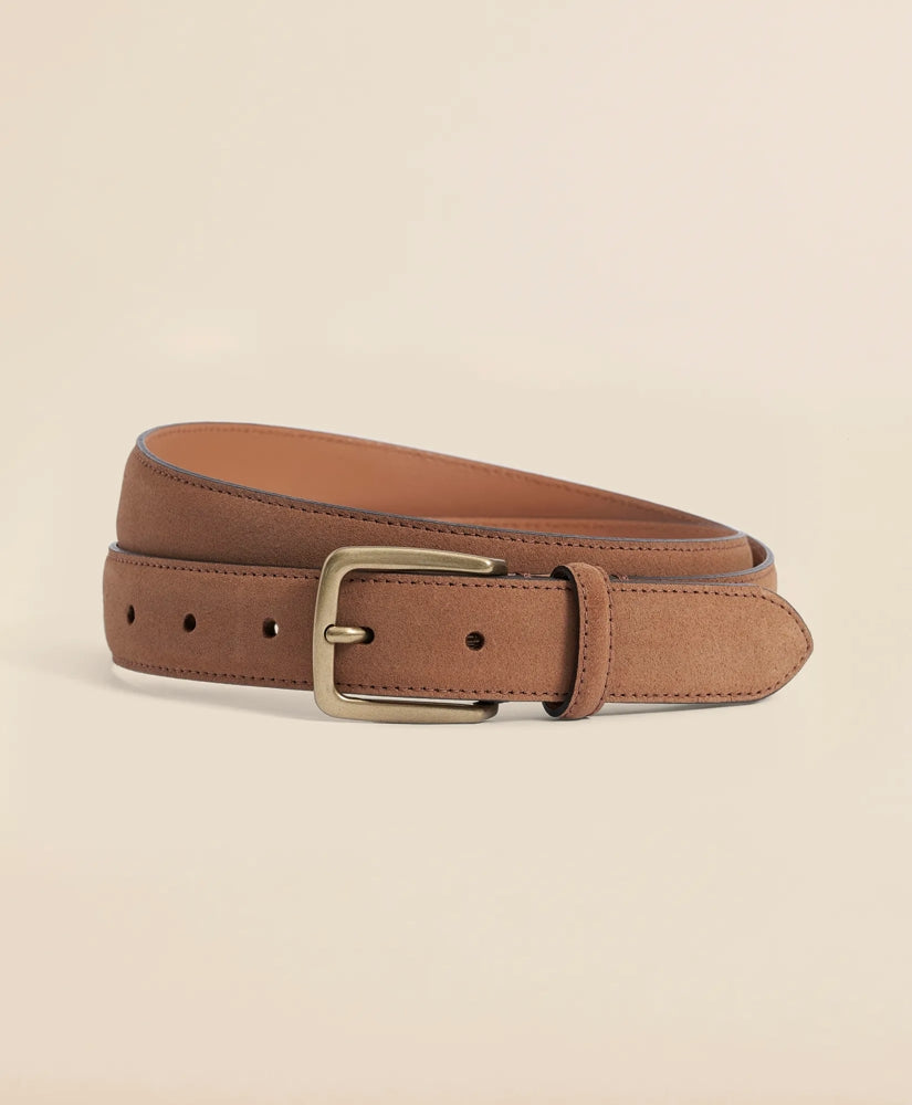 Suede Dress Belt / Brooks Brothers Men