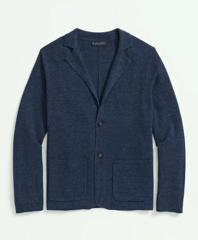 Sweater Blazer In Linen-Cotton Blend / Brooks Brothers Men