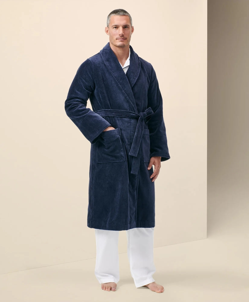 Terry Cloth Bathrobe / Brooks Brothers Men