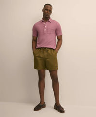 The 6" Friday Linen-Cotton Drawstring Shorts / Brooks Brothers Men