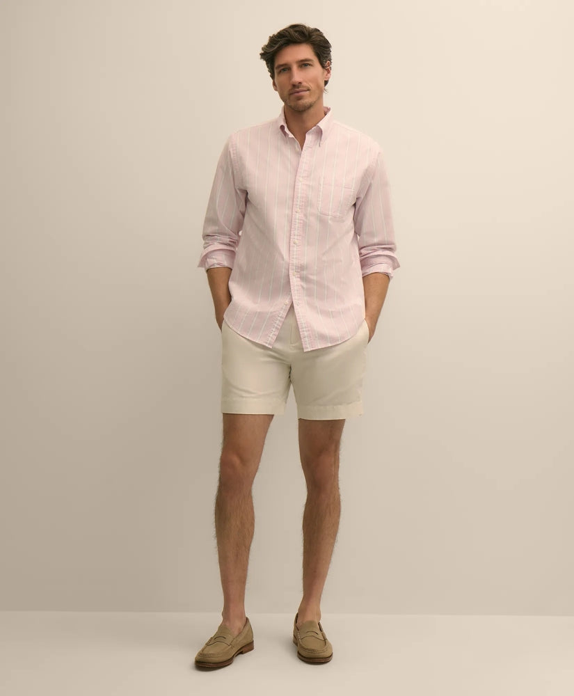 The 7" Linen-Cotton Shorts / Brooks Brothers Men