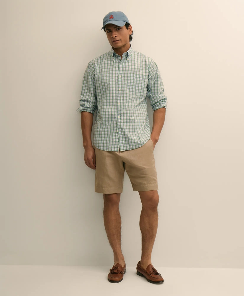 The 9" Linen-Cotton Shorts / Brooks Brothers Men