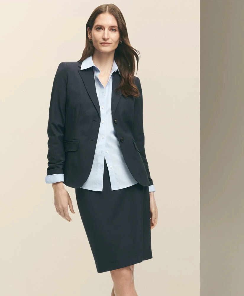 The Essentials Brooks Brothers Stretch Wool Jacket / Brooks Brothers Women