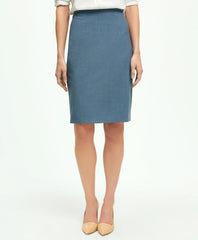 The Essentials Brooks Brothers Stretch Wool Pencil Skirt / Brooks Brothers Women