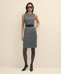 The Essentials Brooks Brothers Stretch Wool Sheath Dress / Brooks Brothers Sale