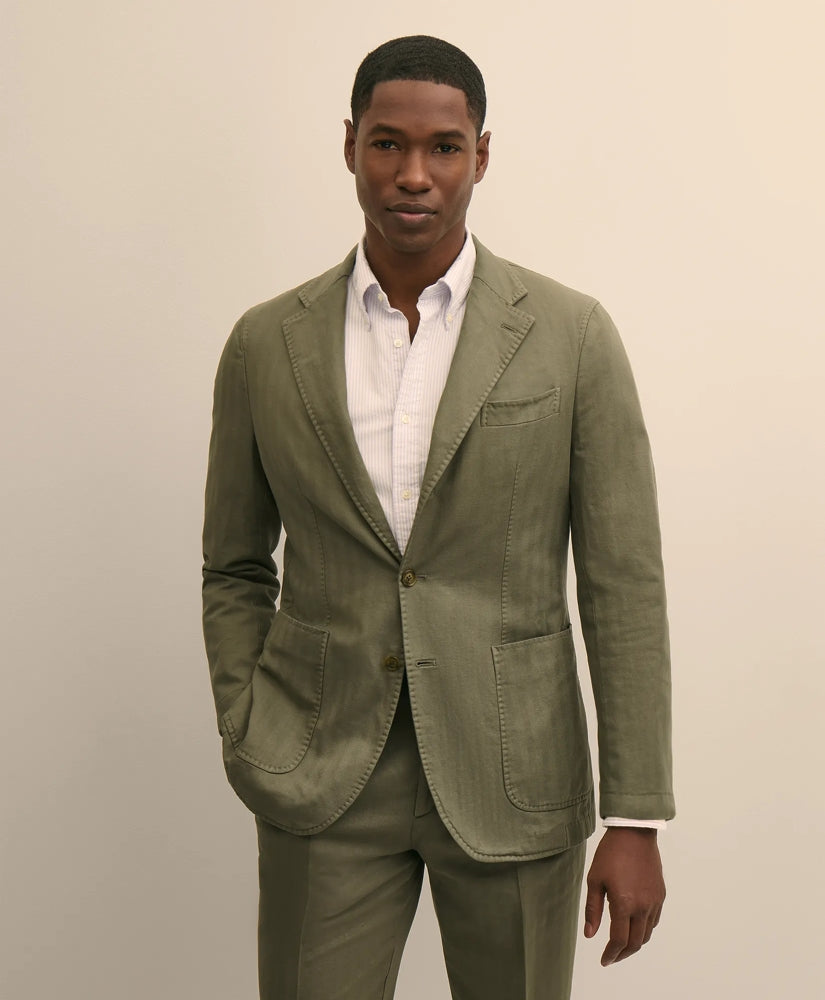 The Garment-Dyed Suit Jacket / Brooks Brothers Tailored