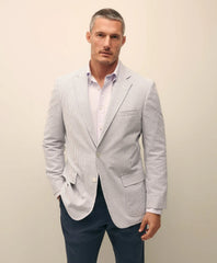 The No. 1 Sack Sport Coat in Cotton Seersucker / Brooks Brothers Men