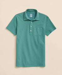 The Vintage Short-Sleeve Garment Dyed Polo Shirt / Brooks Brothers Men