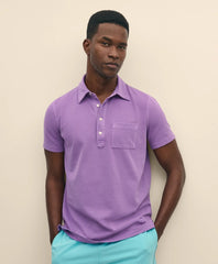 The Vintage Short-Sleeve Garment Dyed Polo Shirt / Brooks Brothers Men