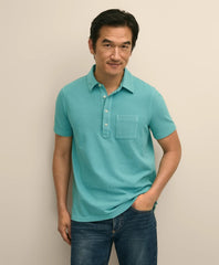 The Vintage Short-Sleeve Garment Dyed Polo Shirt / Brooks Brothers Men
