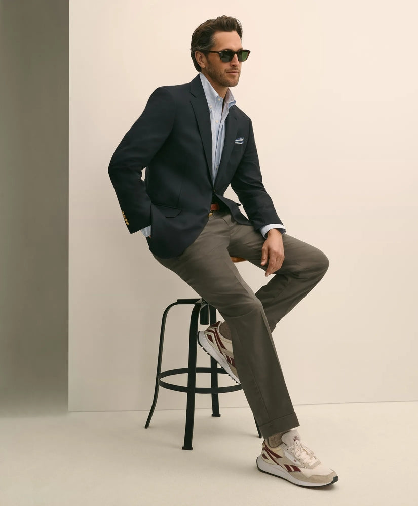 Traditional Fit Wool 1818 Blazer / Brooks Brothers Tailored