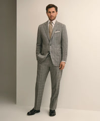 Traditional Fit Wool Check 1818 Suit / Brooks Brothers Tailored