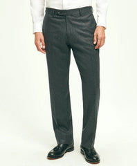 Traditional Fit Wool Flannel Dress Pants / Brooks Brothers Men