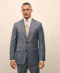 Traditional Fit Wool Overcheck 1818 Suit / Brooks Brothers Tailored
