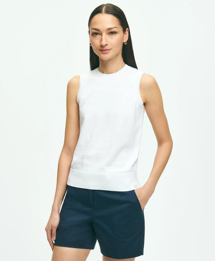 Twinset Shell in Supima / Brooks Brothers Women