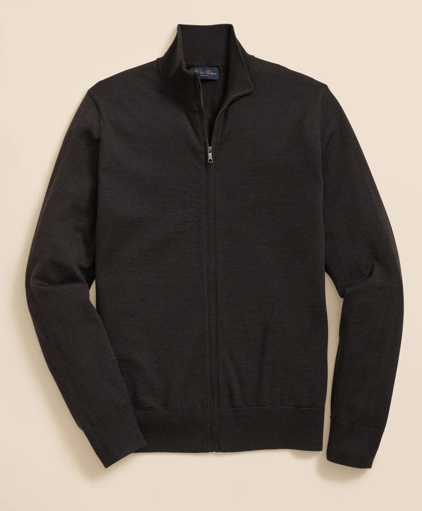 Ultimate Merino Wool Full Zip Sweater / Brooks Brothers Men