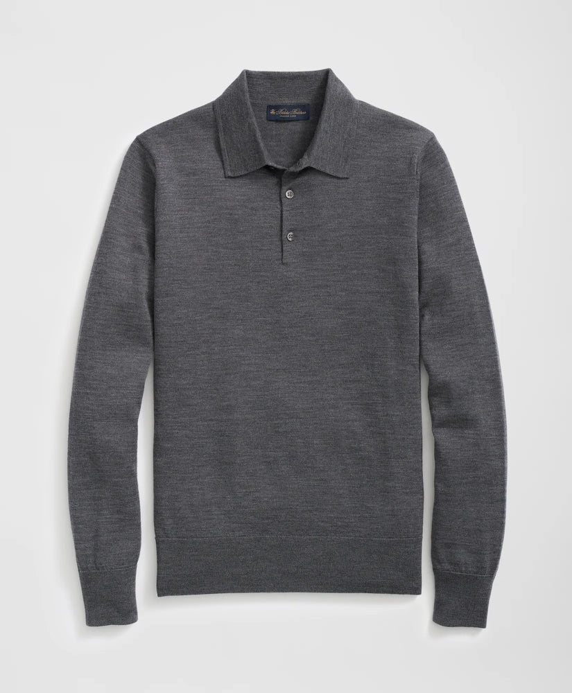 Ultimate Merino Wool Polo Sweater / Brooks Brothers Men