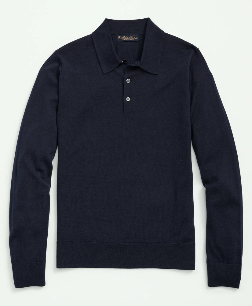 Ultimate Merino Wool Polo Sweater / Brooks Brothers Men