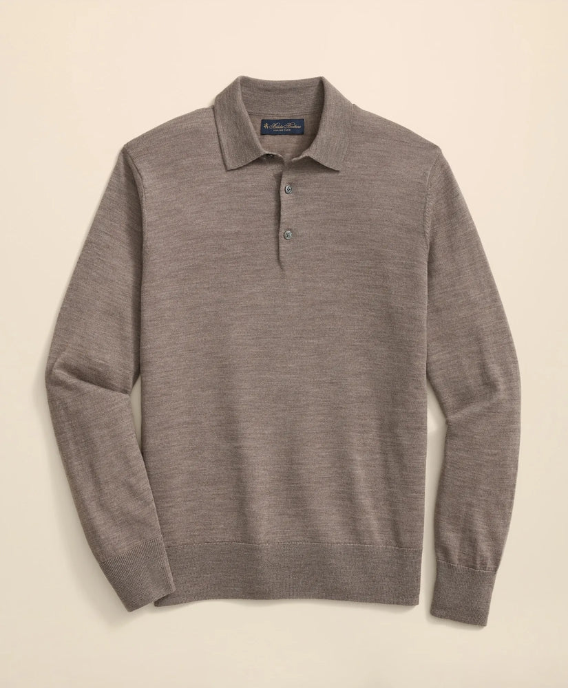 Ultimate Merino Wool Polo Sweater / Brooks Brothers Men
